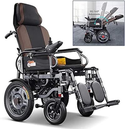 Fauteuil roulant électrique pliable et léger 120kg